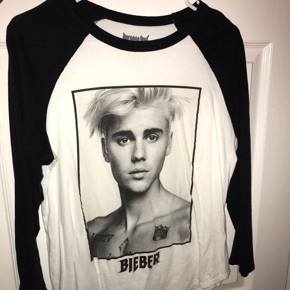 T-shirt Justin Bieber Purpose Tour 2016 - Concert Tee - Noir - Gildan